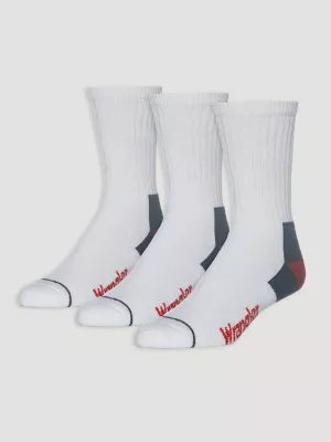 Mens Cold Weather Work Socks:White:One Size