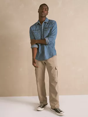 Wrangler® Legacy Cargo Twill Pant in Grain