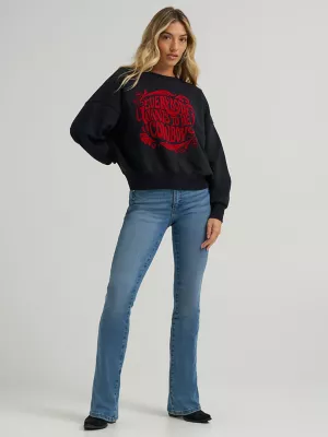 Wrangler x Lainey Wilson Baskin Blue Boot Huggers in Wrangler Blue Wash