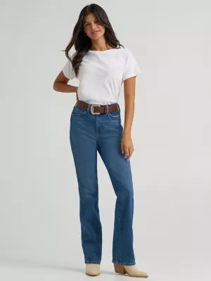 Women's Wrangler Retro® Bailey High Rise Straight Leg Jean in Sylvia