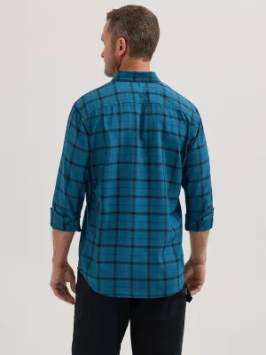 Wrangler® RIGGS Workwear® Technical Work Shirt in Blue Check
