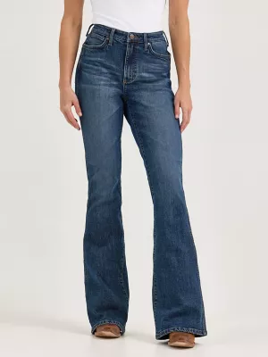 Women's Wrangler Retro® Bailey High Rise Flare Jean in Giovanni