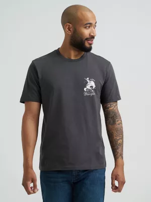 Men's Mexico Horse Rider Graphic T-Shirt in Que Vivan