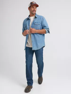 Wrangler® Five Star Premium Denim Flex For Comfort Regular Fit Jean in Carbon