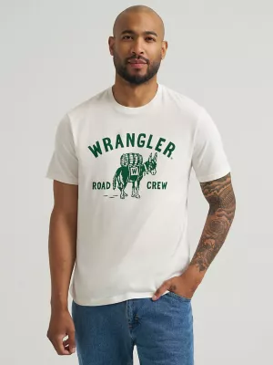 Men's Road Crew Donkey T-Shirt in Marshmallow