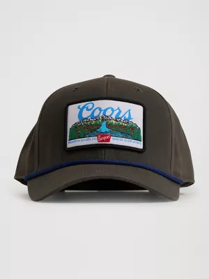 Wrangler x Coors Waxed Outskirts Cap:Olive:One Size