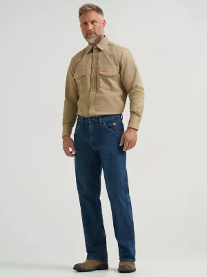 Wrangler® RIGGS Workwear® FR Flame Resistant Advanced Comfort Relaxed Fit Jean in Midstone