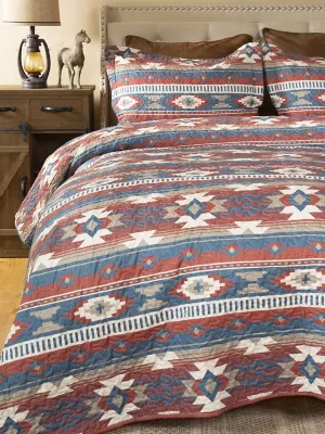Wrangler King Quilted Bedding Set:Multi:King
