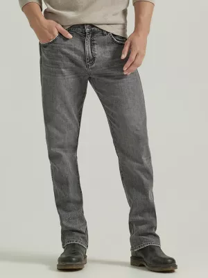 Men's Wrangler® Slim Straight Jean in Light Grey Wash