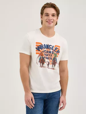 Wrangler x Whataburger Men's Graphic T-Shirt in Marshmallow