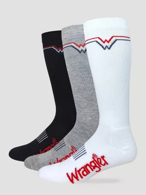 Mens Americana W Boot Socks 3 Pack:Americana:L