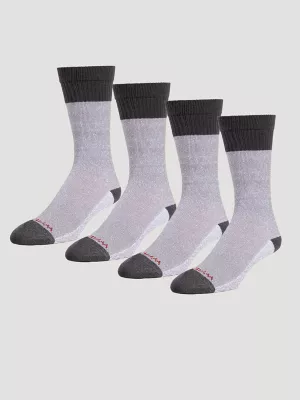 Mens Warmest Boot Sock 4 Pack:Grey:One Size