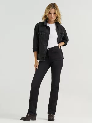 Women's Wrangler® High Rise True Straight Leg Jean in Ivy