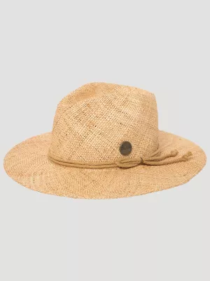 Womens Marthas Vineyard Fedora:Natural:OneSize