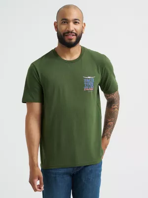 Wrangler Reissue Rodeo Clown T-Shirt in Black Forest