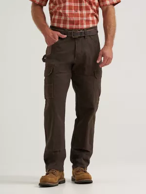 Wrangler® RIGGS Workwear® Ripstop Ranger Cargo Pant in Dark Brown