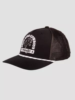 Long Live Cowboys Trucker Baseball Cap:Black:One Size
