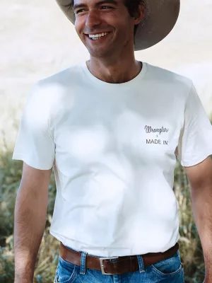 Wrangler® x Made In® Tee in Marshmallow