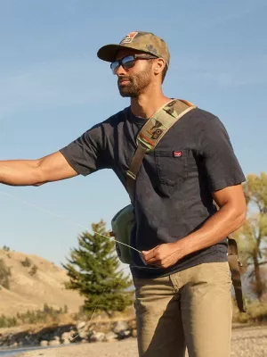 Men's Workwear Pocket T-Shirt in Black