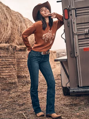 Women's Wrangler Retro® Bailey High Rise Bootcut Jean in Wrenley