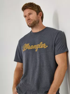 Men's Wrangler® Rope Logo T-Shirt in Asphalt