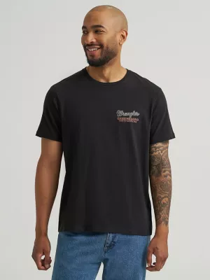 Mens Jeansboro USA T-Shirt:Washed Black:S