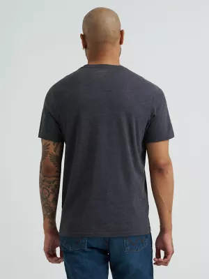 Men's Steerhead Graphic T-Shirt in Caviar Heather