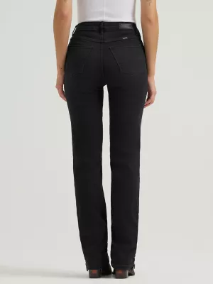 Women's Wrangler® High Rise True Straight Leg Jean in Ivy