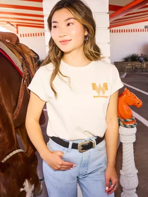 Wrangler x Whataburger Women's Tee in Marshmallow
