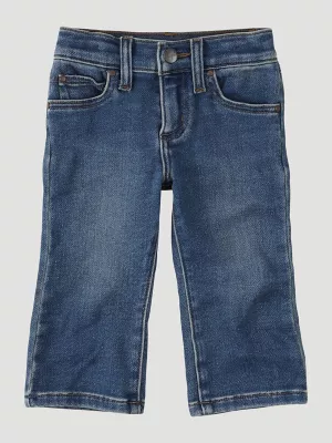 Little Boy's Stitched Pocket Bootcut Jean in Ropin'