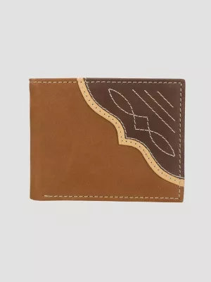 Mens Leather Traveler Wallet:Cognac:OS