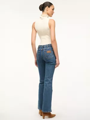Wrangler + STAUD The Must Jean in Indigo
