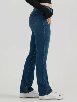 Women's Wrangler® High Rise True Straight Leg Jean in Ivy