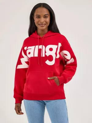 Women's Wrangler Bold Logo Hoodie in White