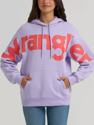 Women's Wrangler Bold Logo Hoodie in White