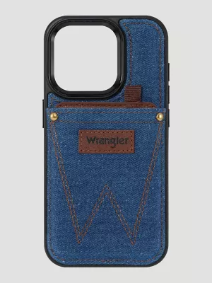 Smartphone Denim Card Holder Case:Denim:One Size: