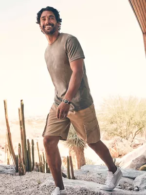 Men's Cargo Twill Short in Antique Bronze