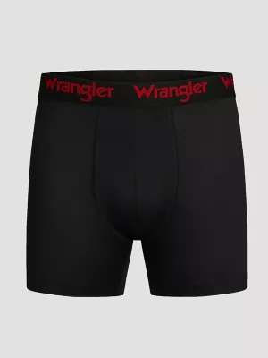 Men's Stretch Performance Boxer Brief (3-Pack) in Black