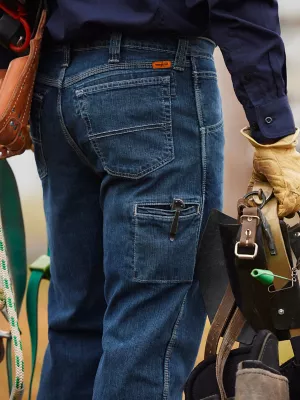 RIGGS FR Flame Resistant Relaxed Fit Technician Pant in Midstone