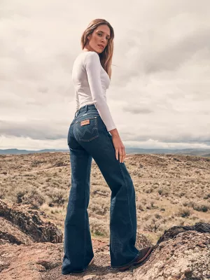Women's 70's Flare Jean in Whirlpool