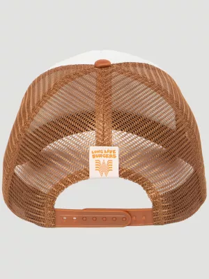Whataburger Turtle Trucker Hat:Brown:One Size