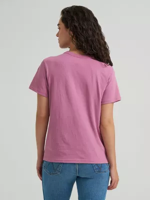 Women's Stay Wild Graphic Tee in Mellow Mauve
