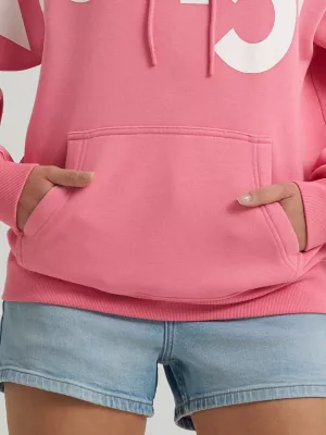 Women's Wrangler Bold Logo Hoodie in White