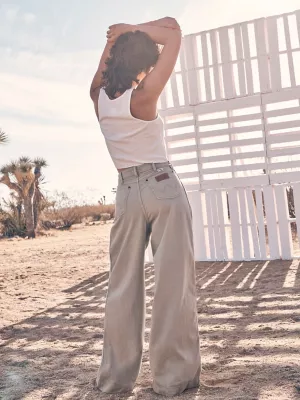 Women's Pleated Trouser in Tea