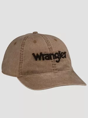 Wrangler Worn Hat:Tan:ONE SIZE