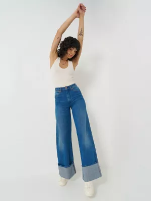 Women's Cuffed Trouser Jean in Rodeo Ridge