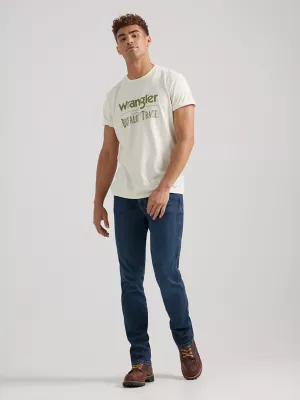 Wrangler x Buffalo Trace™ Men's Logo T-Shirt in Vanilla