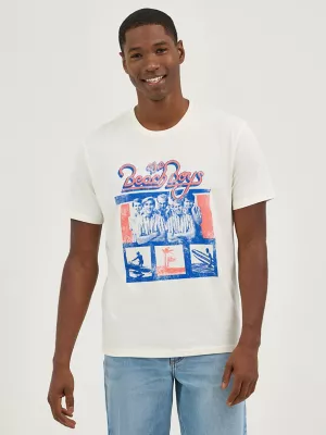 The Beach Boys 1964 Tour T-Shirt in Marshmallow