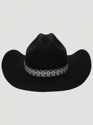 Boys Chin Cord Cowboy Hat:Black:OS