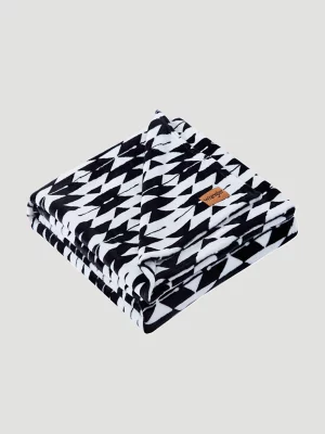 Wrangler Homestead Printed Throw:Black/White:One Size